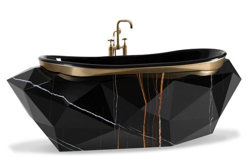 DIAMOND FAUX MARBLE BATHTUB